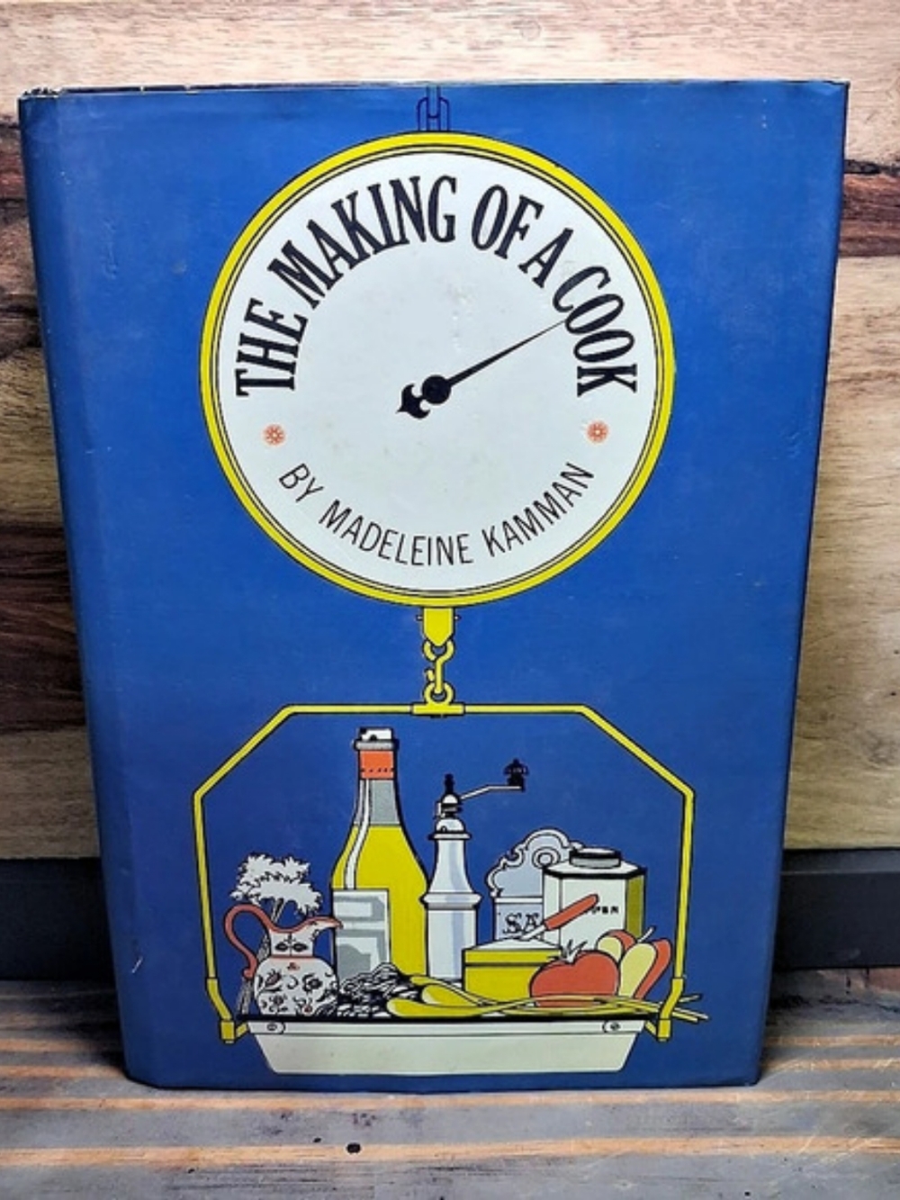 The Making of a Cook Vintage Cookbook Blue Hardcover